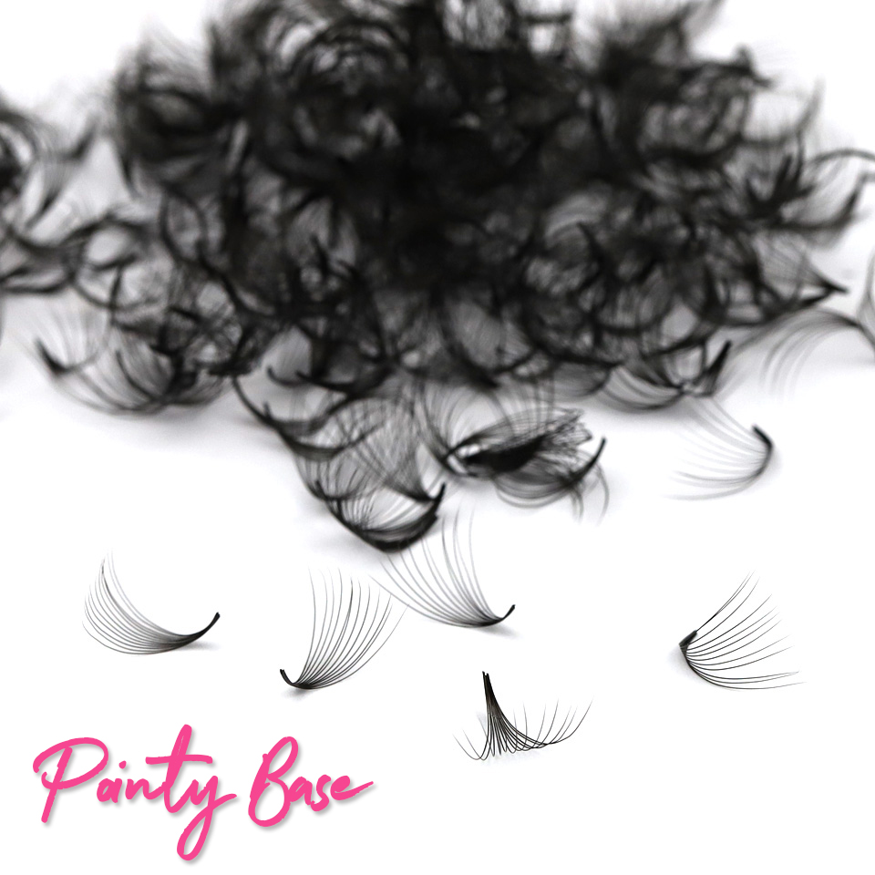 Eyelash Extension Medium - Handmade Pointy Base Lashes, Loose Pro-made