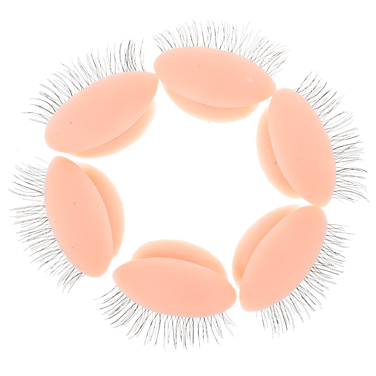 Eyelash Extension For No Eyelid - 3 Pares de Moldes de Pálpebras