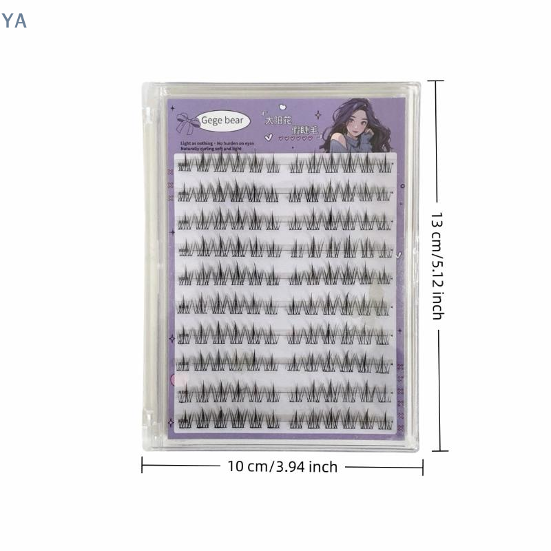 Eyelash Extension With Glue - 【SA】【SA】Cílios Postiços Sem Cola Design Solar