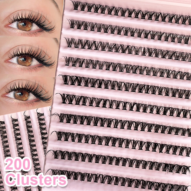 Individual Lash Tray - Cílios individuais para cílios, 8-16mm, 200