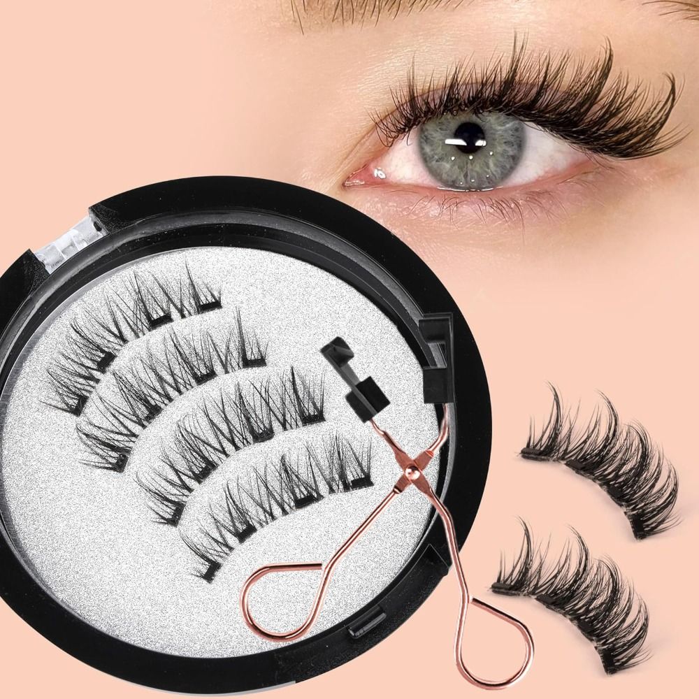 Eyelash Extension Eyeliner - Cílios Magnéticos Sem Cola, Aparência Natural