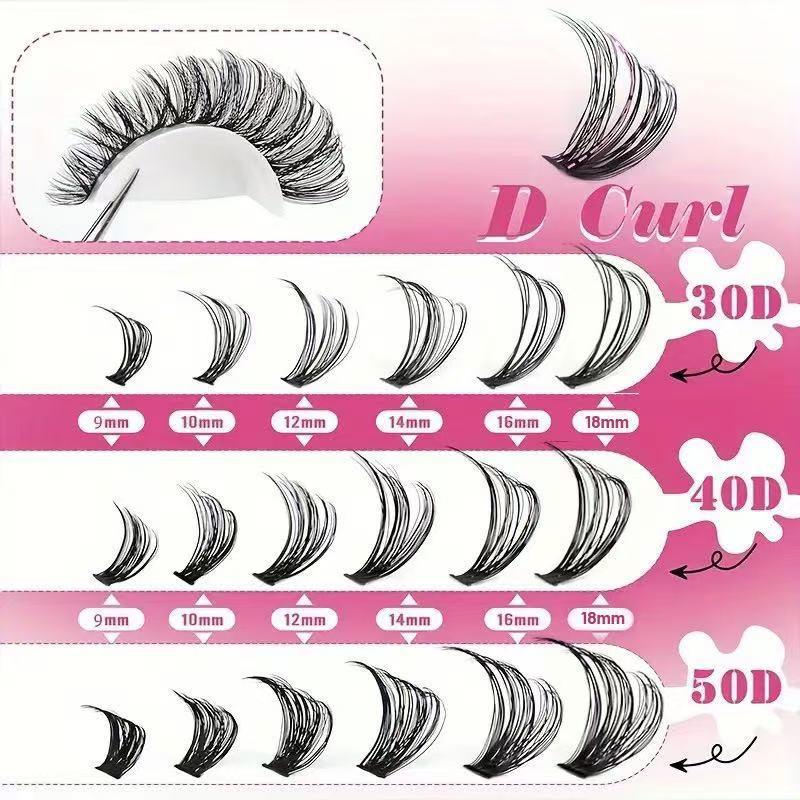 Eyelash Extension Volume Lashes - Kit Profissional de Cílios em Cacho