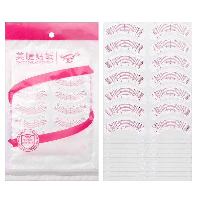 Lash Mapping Sticker - 70 pares de adesivos para mapeamento