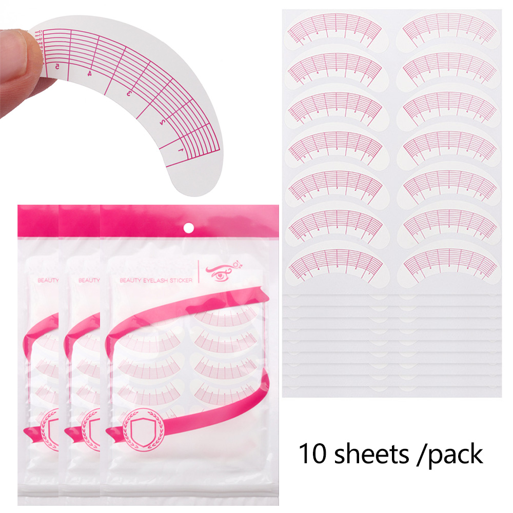 Lash Mapping Sticker - 2/5 Pacotes de Adesivos para Mapeamento