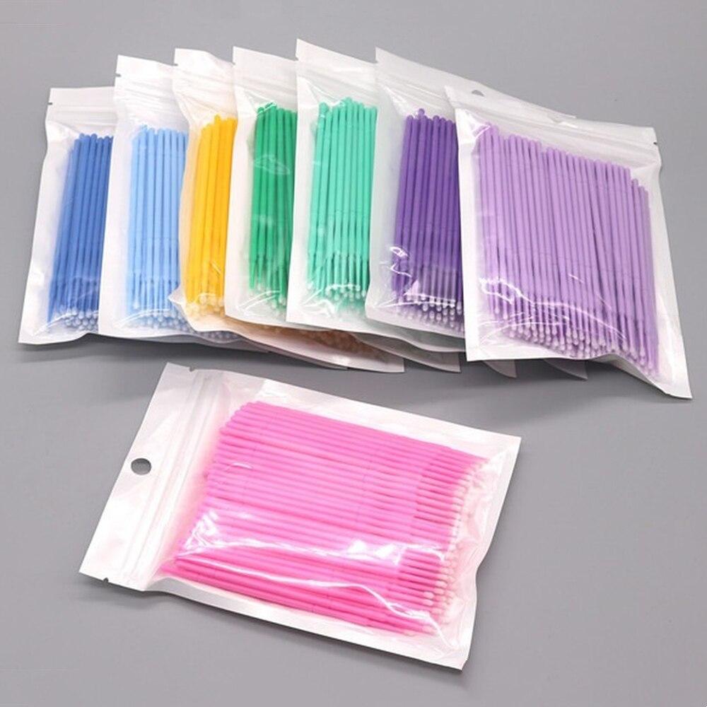100pcs/lote Micro Escovas para - Eyelash Extension Repair avaliação e preço