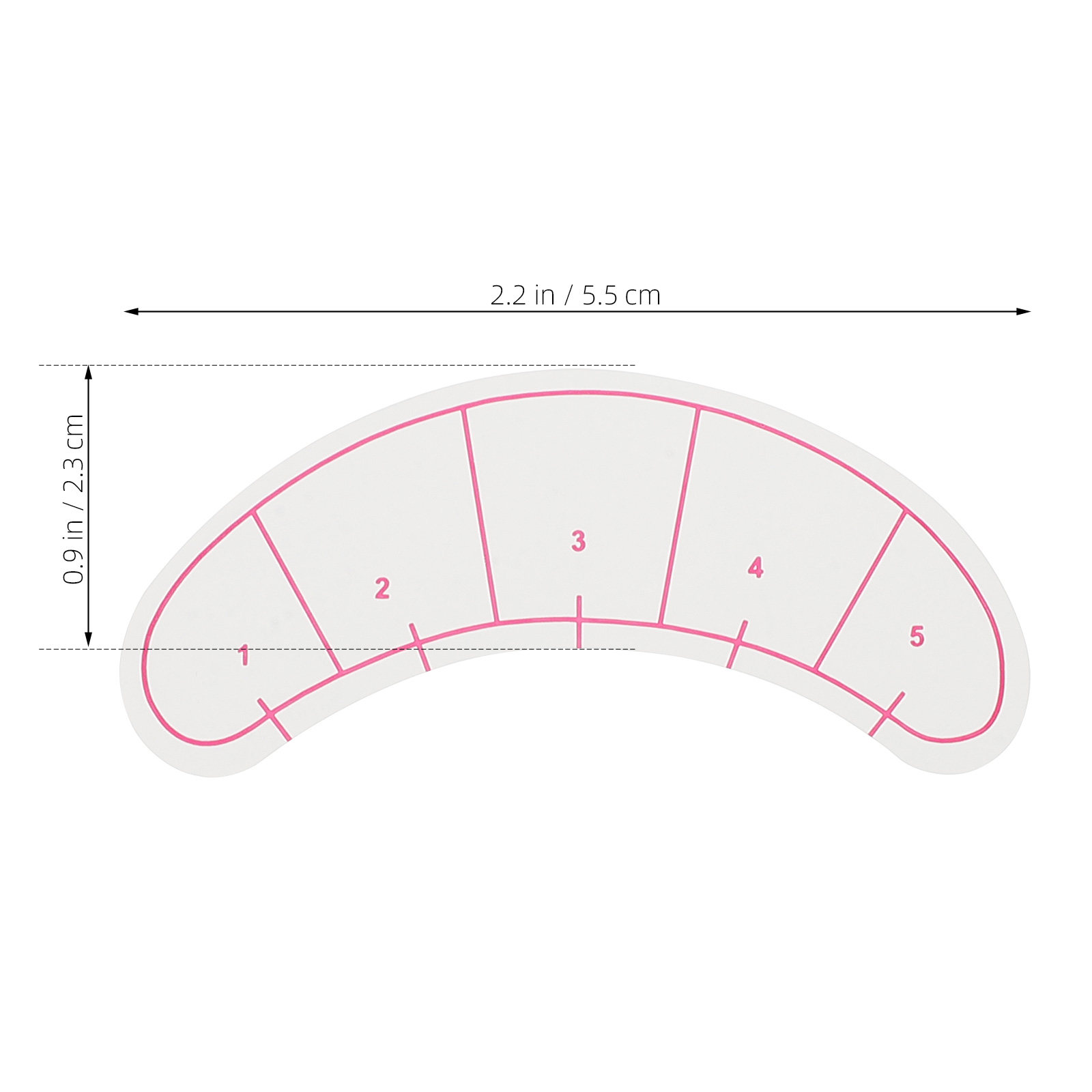 10 Folhas de Adesivos de Papel - Lash Mapping Sticker avaliação e preço