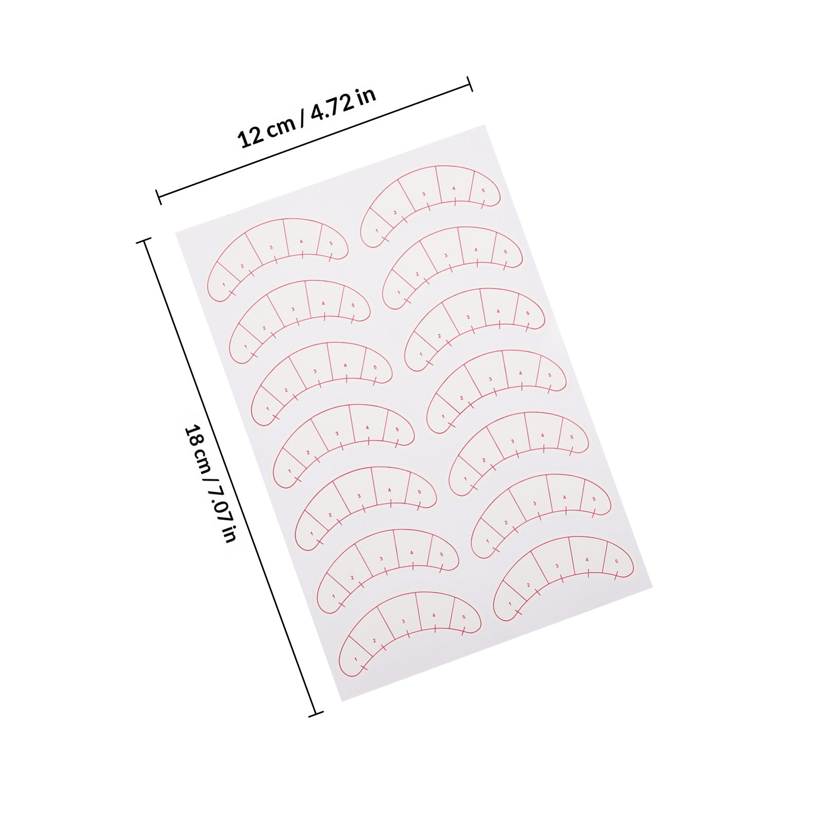 3 Pacotes de Adesivos de Alta  - Lash Mapping Sticker avaliação e preço