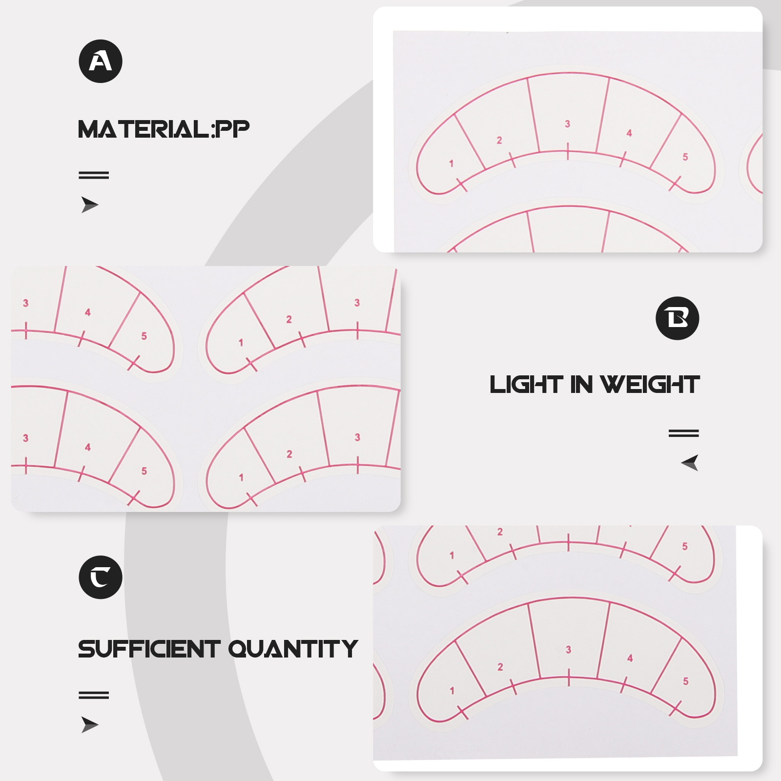 3 Pacotes de Adesivos de Alta  - Lash Mapping Sticker avaliação e preço