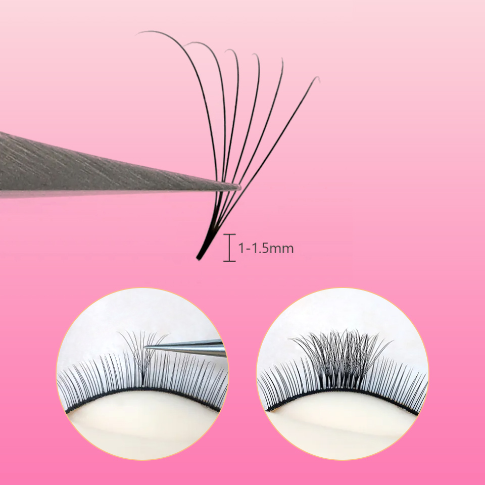 Lashprofessor 3d-40d cluster s - Eyelash Extension Medium avaliação e preço