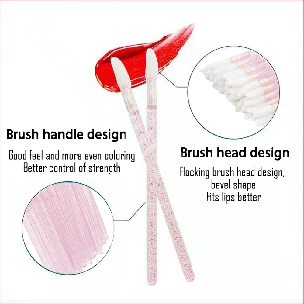 500 pçs escova labial descartá - Eyelash Extension Eyeliner avaliação e preço