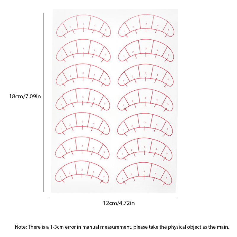 70/140 pares de adesivos para  - Lash Mapping Sticker avaliação e preço