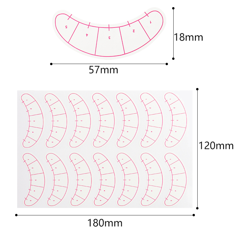 70 pares de adesivos para mape - Lash Mapping Sticker avaliação e preço