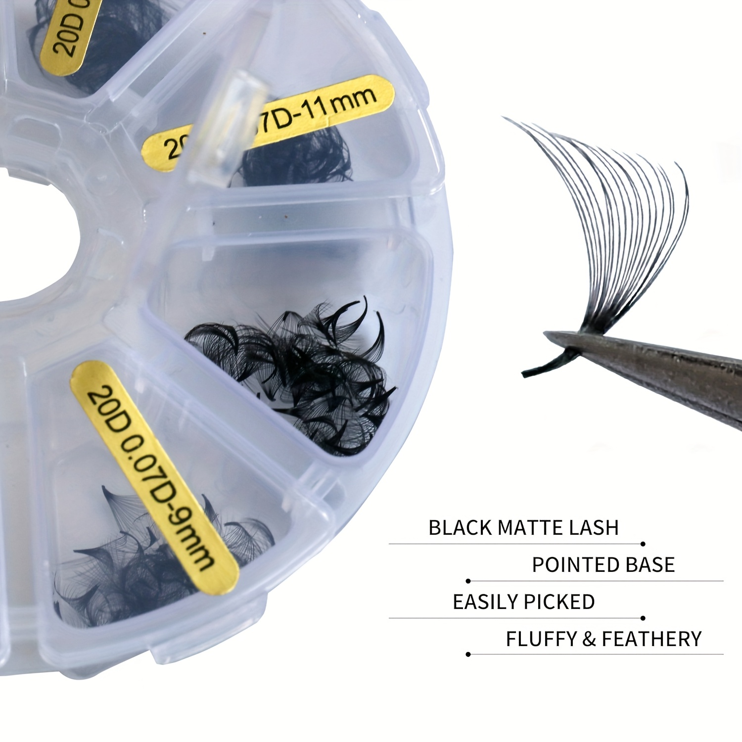 Sackvis 480 fãs soltos 8-15mm  - Eyelash Extension Medium avaliação e preço