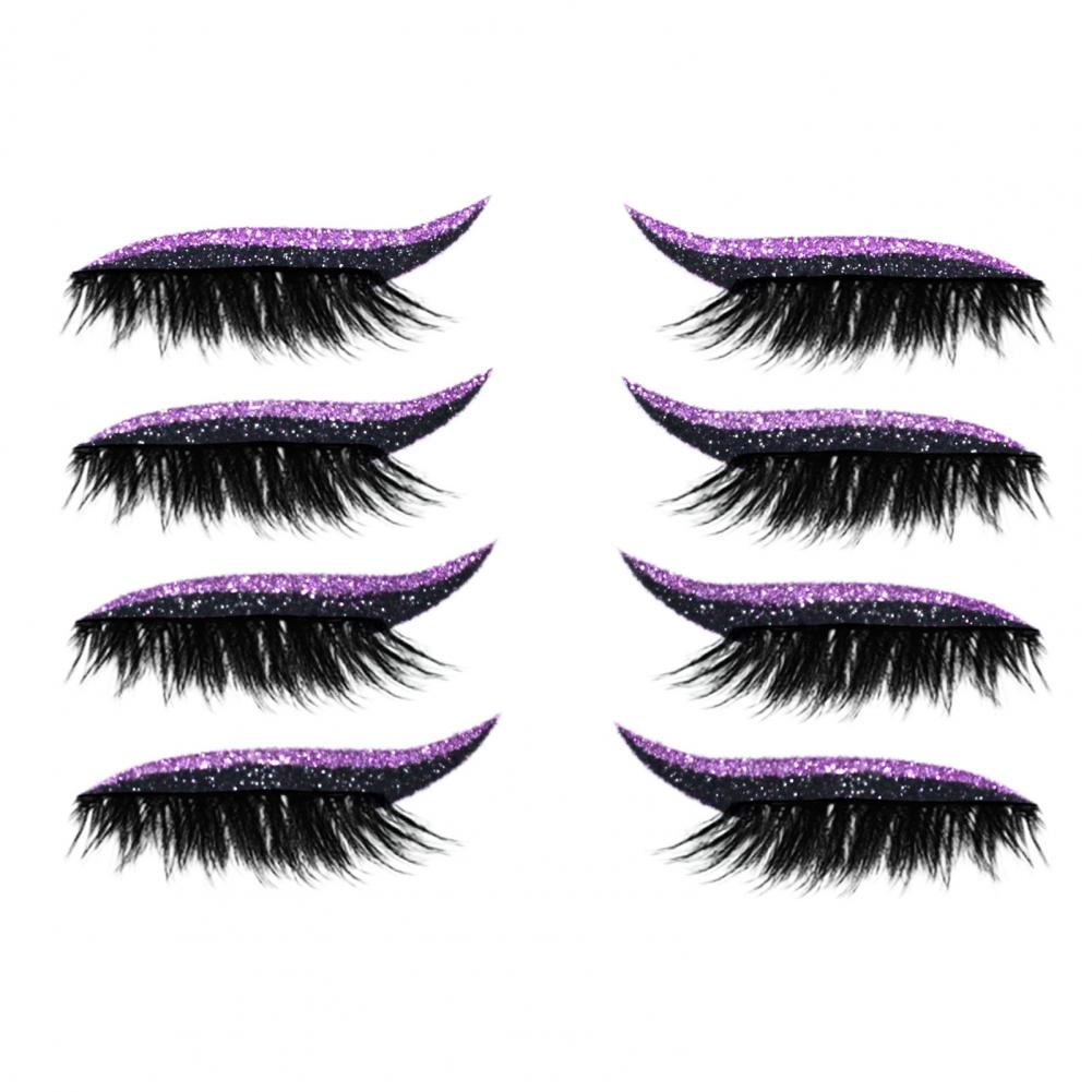 4 pares/set delineador cílios  - Lash Mapping Sticker avaliação e preço