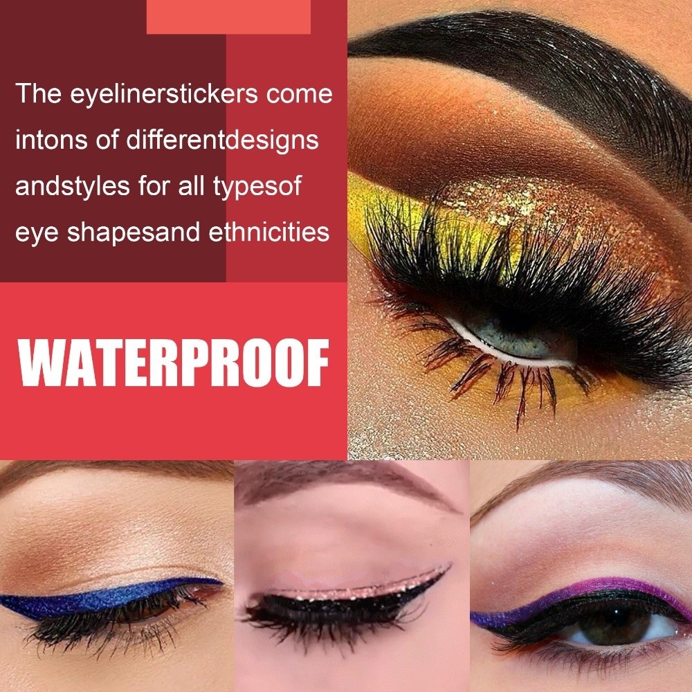 4 pares de sombra de olho preg - Lash Mapping Sticker avaliação e preço