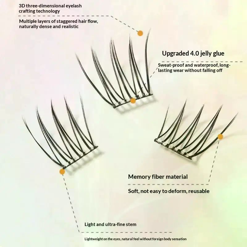 Cílios Postiços Autoadesivos d - Eyelash Extension With Glue avaliação e preço