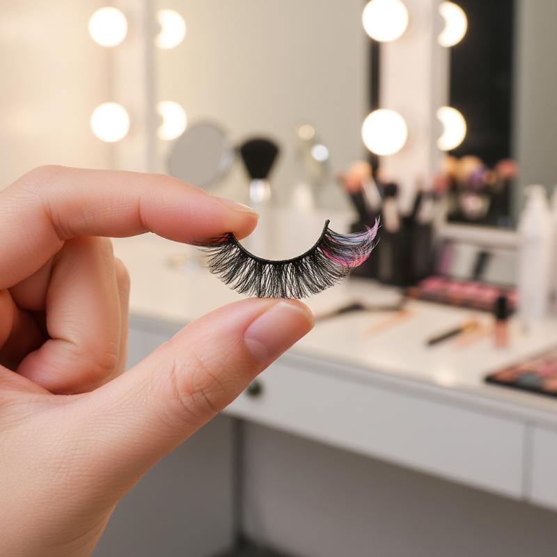 7 Pares de Cílios Postiços Col - Eyelash Extension Volume Lashes avaliação e preço