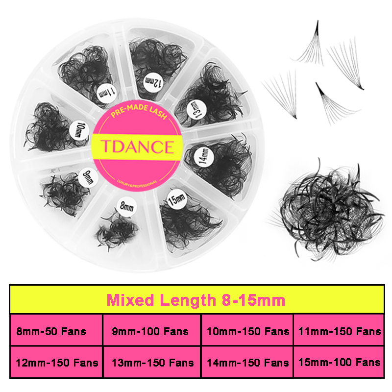Tdance 1000 ventiladores solto - Eyelash Extension Medium avaliação e preço