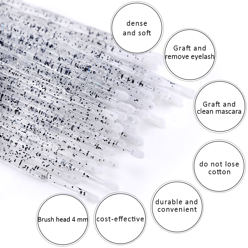 Microbrush descartável para cí - Eyelash Extension With Glue avaliação e preço