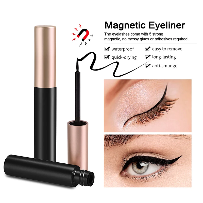 1/2 Peças Delineador Magnético - Eyelash Extension Eyeliner avaliação e preço